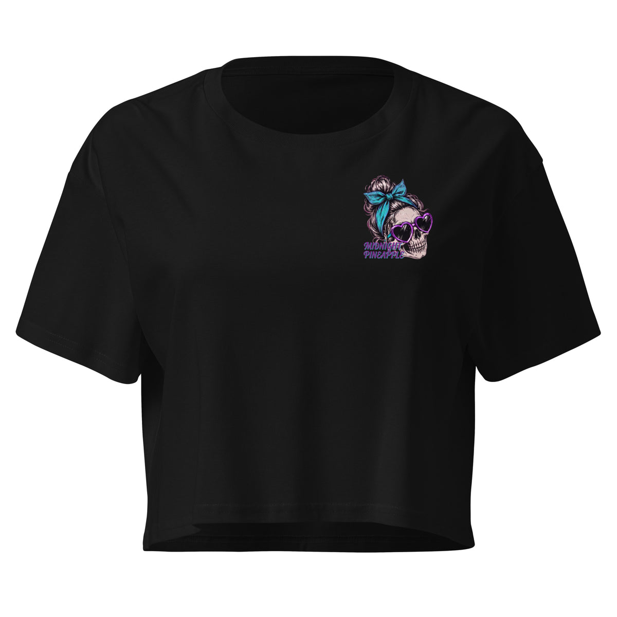 Toxic AF women's crop top in Black