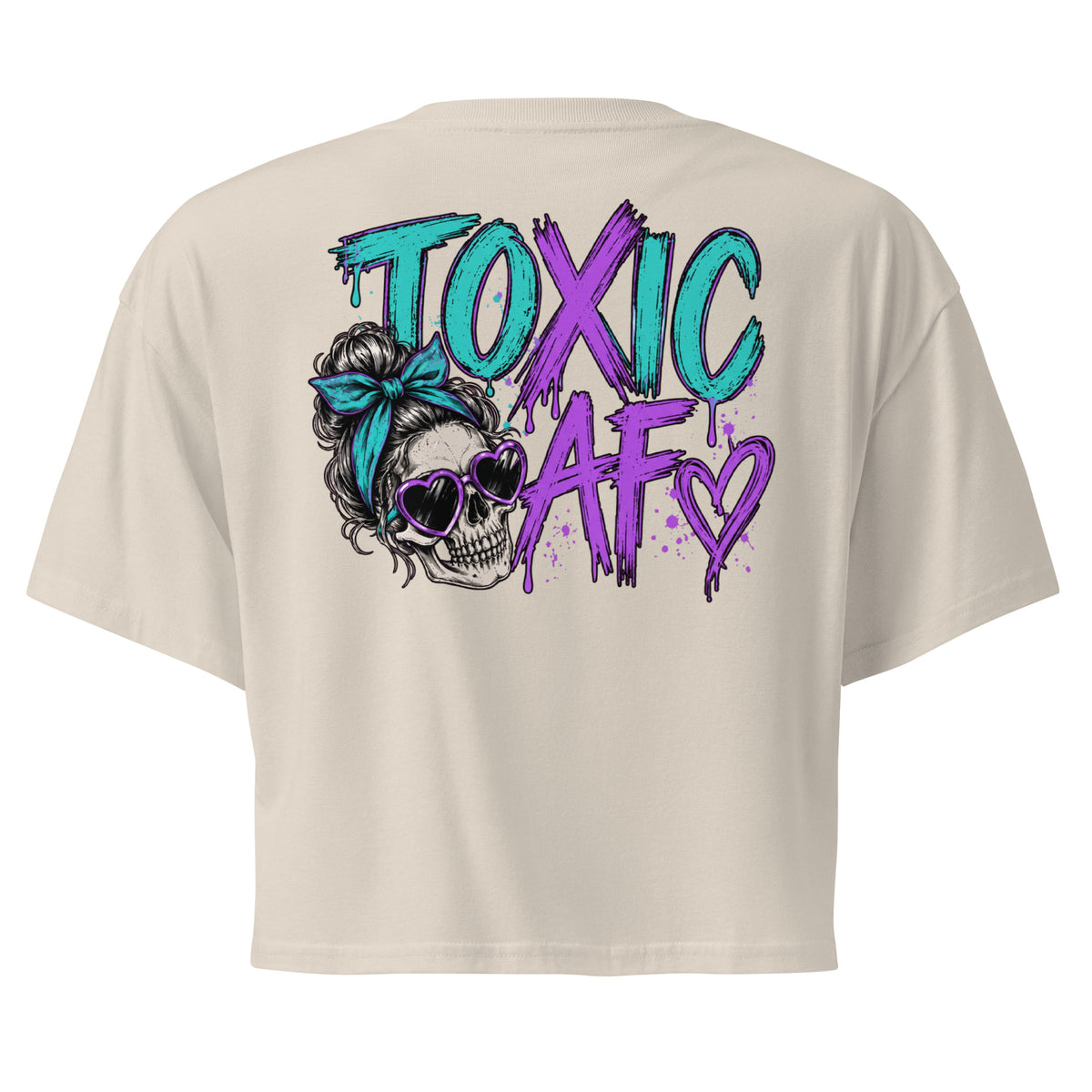 Toxic AF women's crop top