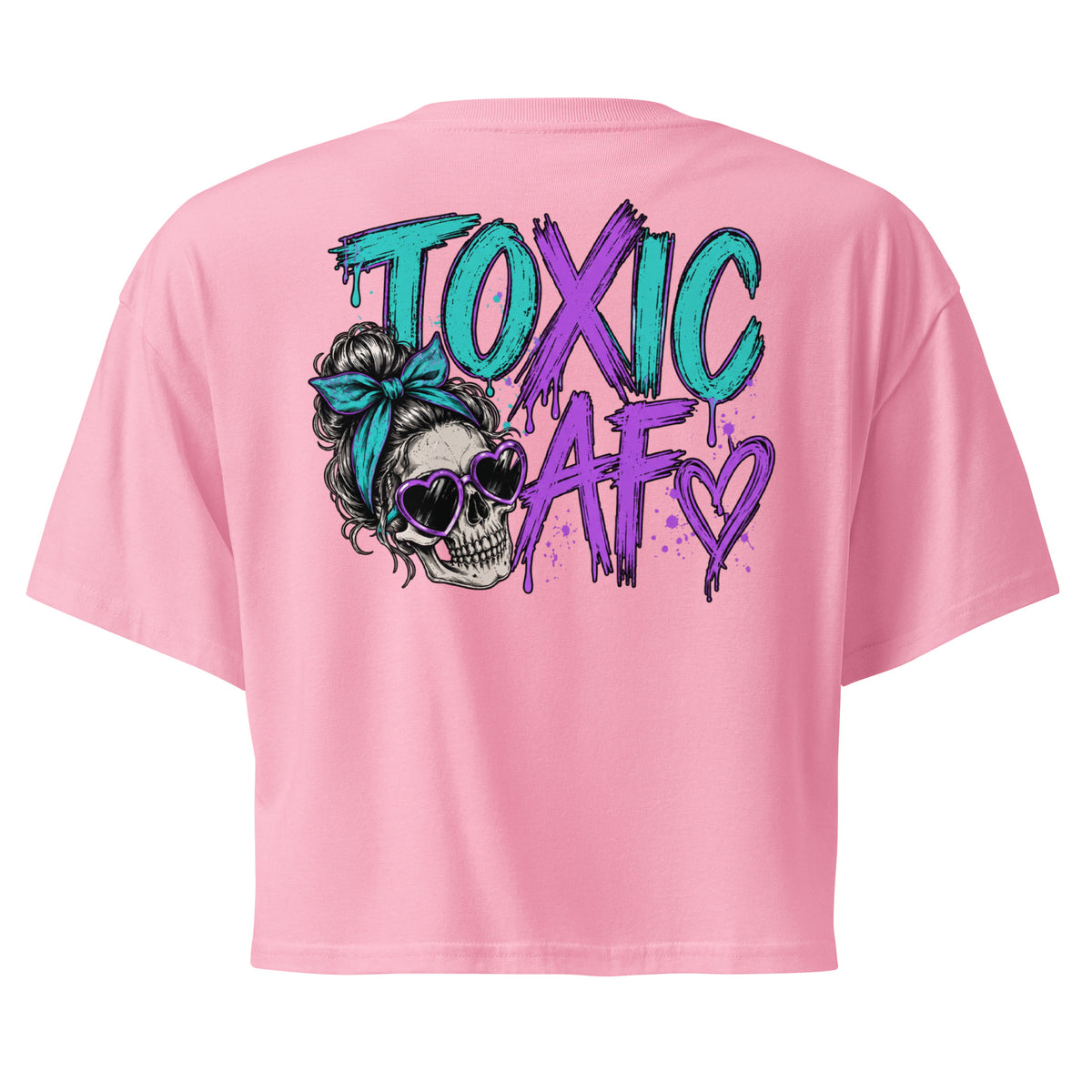 Toxic AF women's crop top