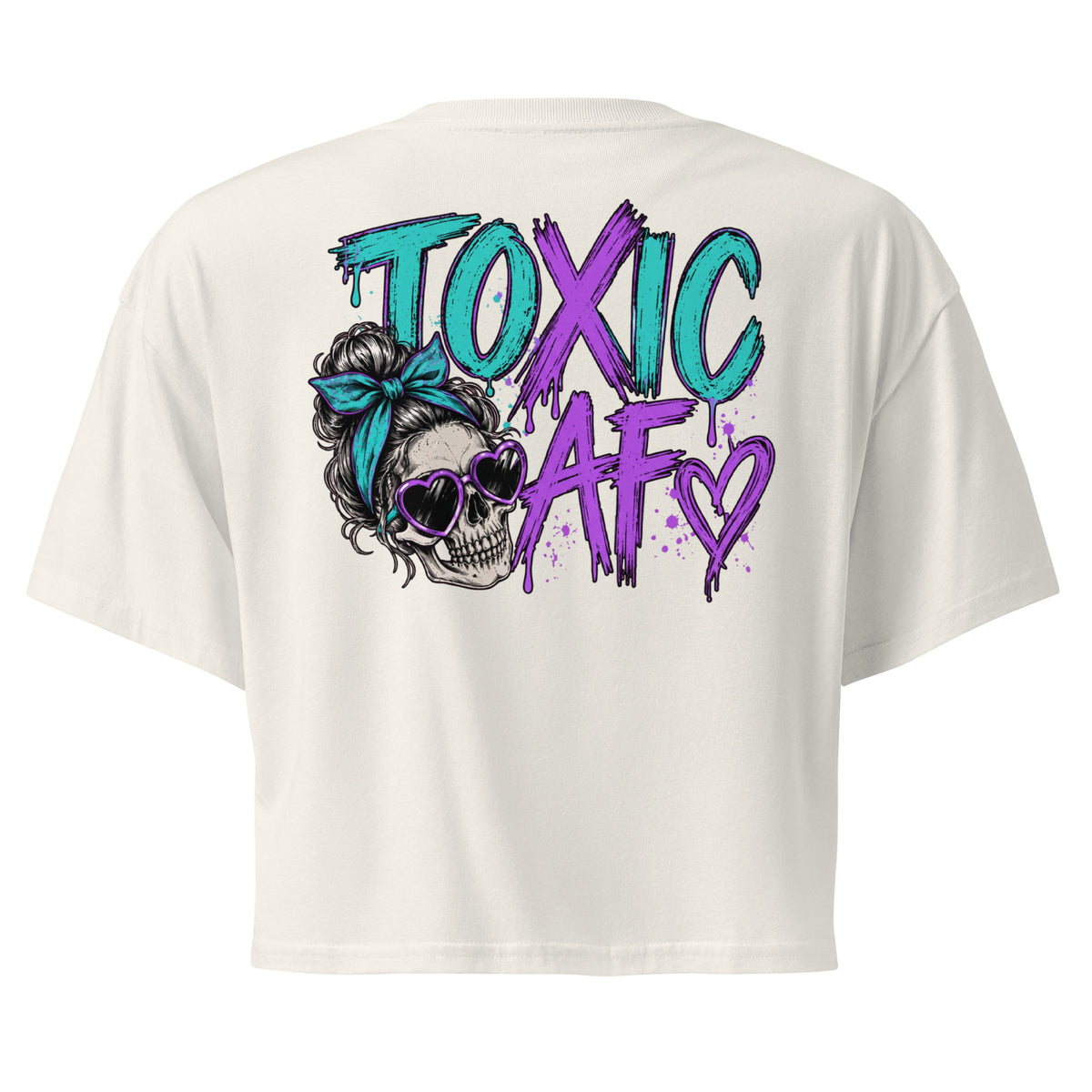 Toxic AF women's crop top