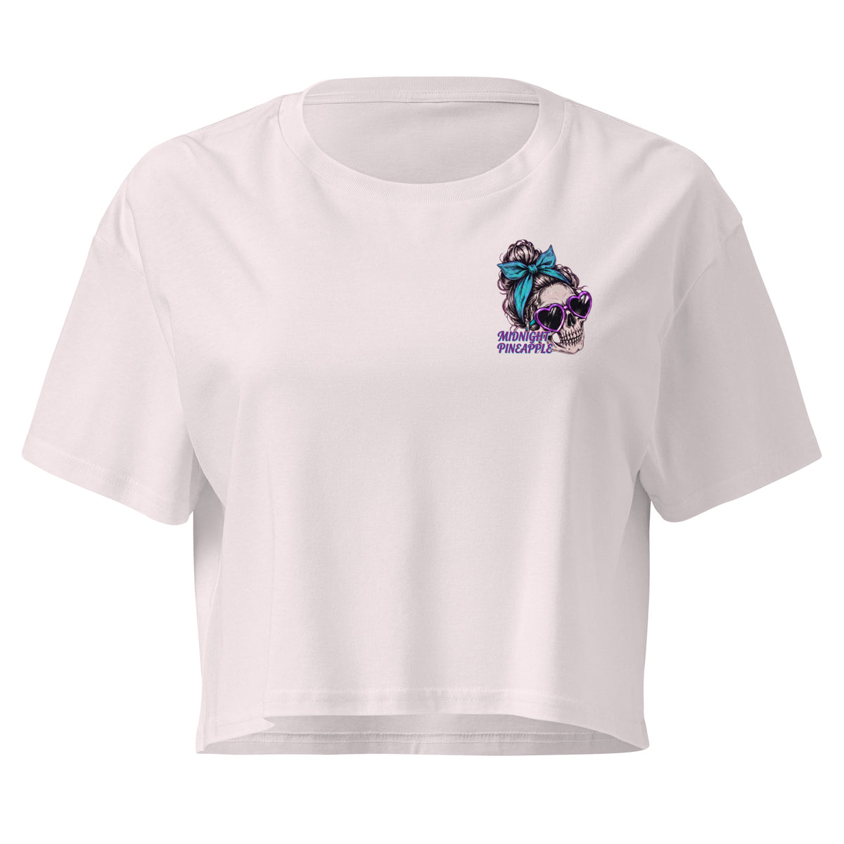 Toxic AF women's crop top in Orchid