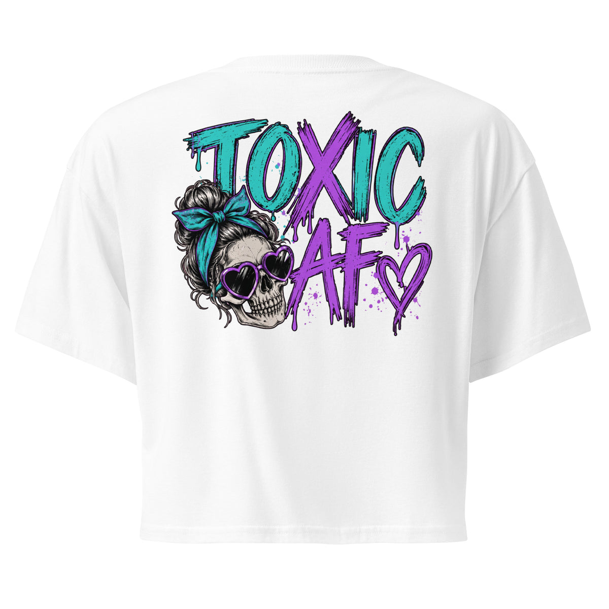 Toxic AF women's crop top
